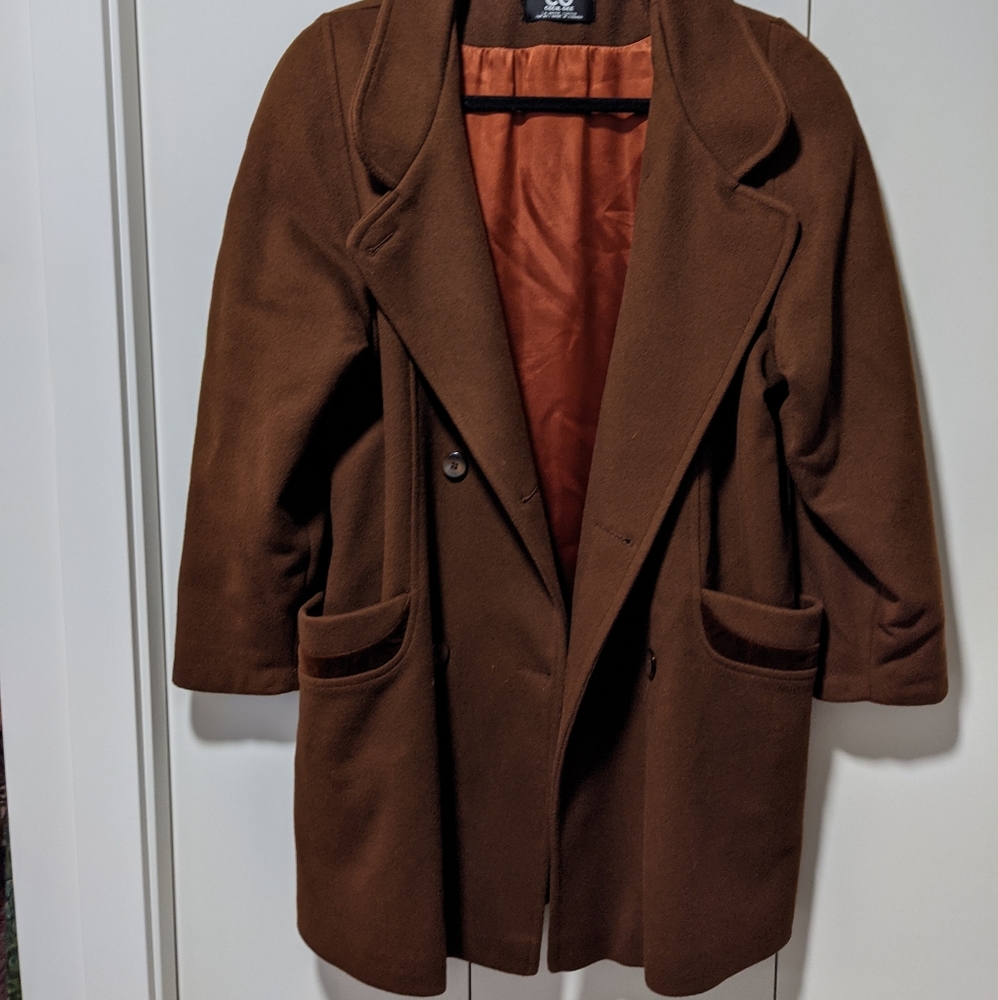 Chocolate Wool Coat